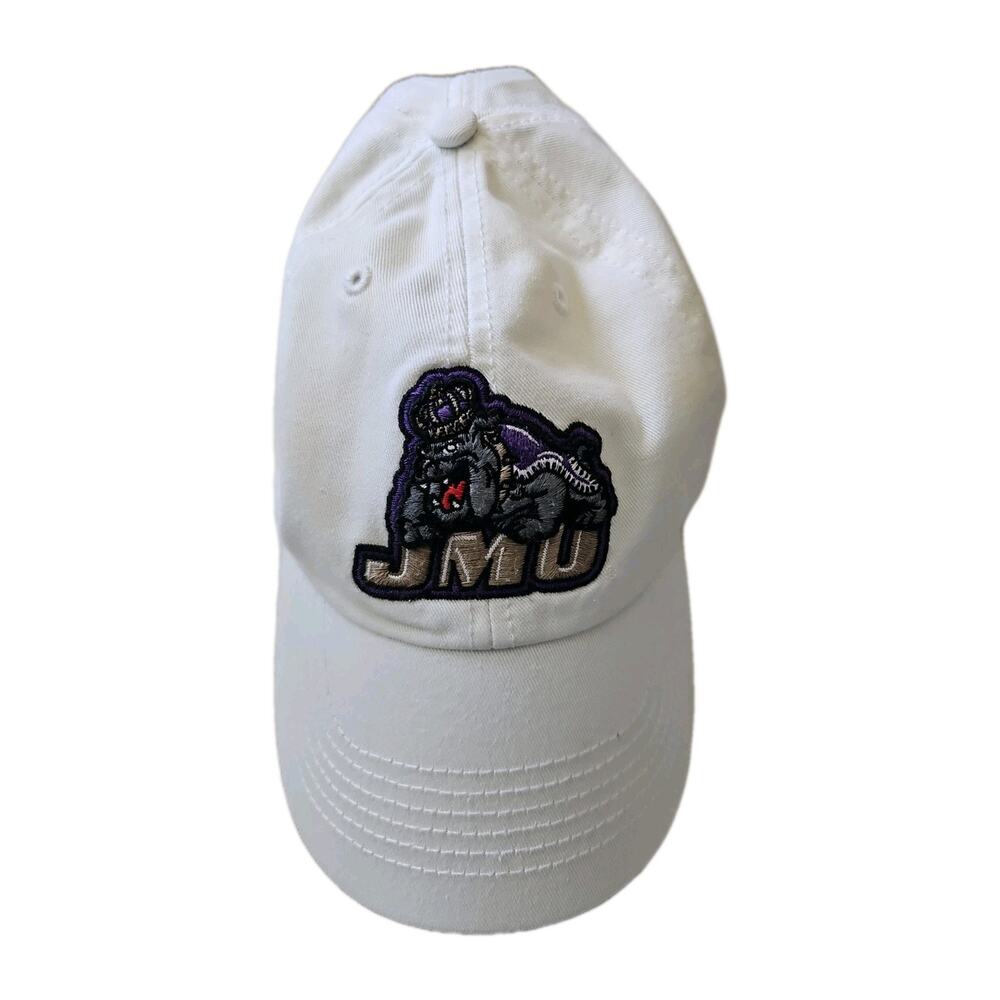 Vintage 47 James Madison University JMU Dukes Strapback Cap Hat Large White